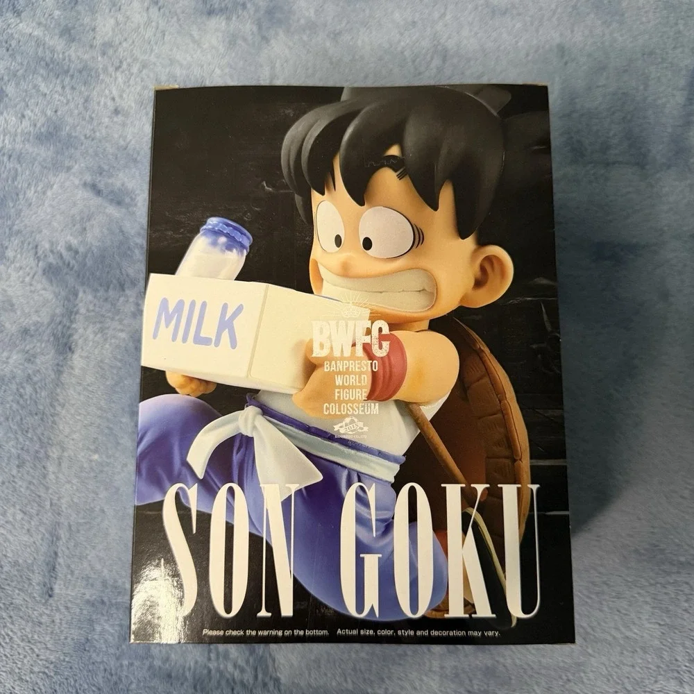 Banpresto BWFC Son Goku Figure - Milk Pose - Collectible - In The Box